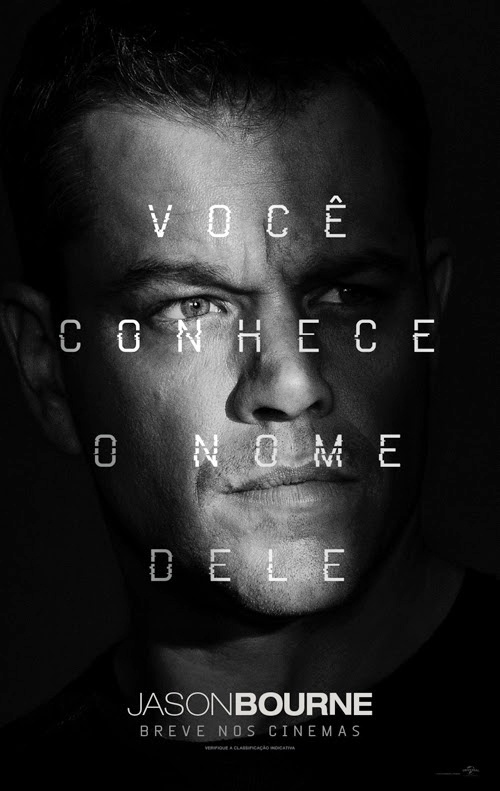 Pôster nacional de "Jason Bourne" - Divulgação