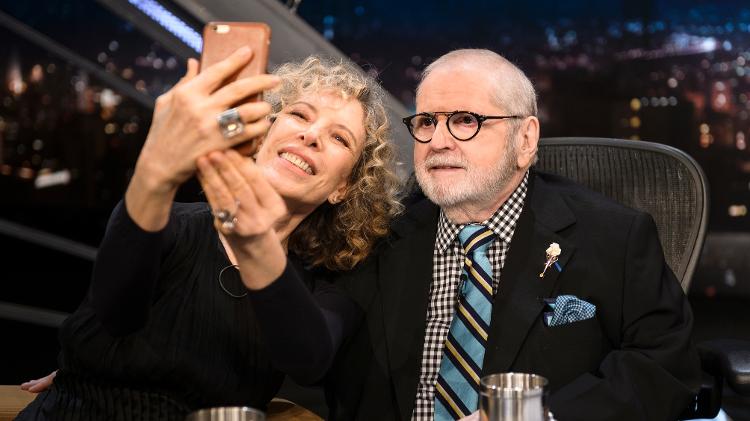 Marília Gabriela no sofá do "Programa do Jô" em março deste ano - Ramon Vasconcelos/Rede Globo - Ramon Vasconcelos/Rede Globo