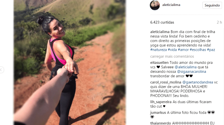 Letícia Lima "puxa" Ana Carolina em foto de passeio romântico - Reprodução/Instagram - Reprodução/Instagram