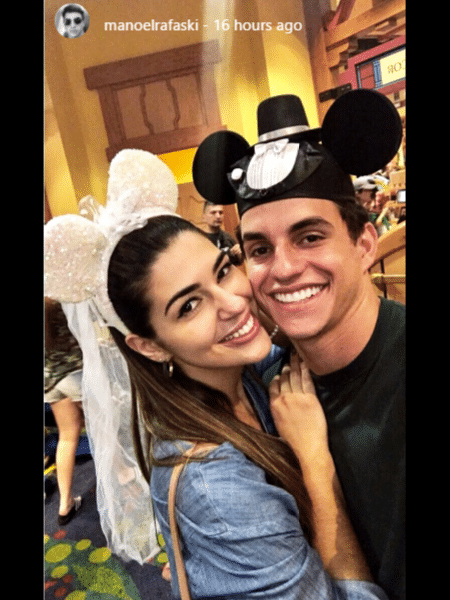 Vivian e Manoel posam de "noivos" - Reprodução/Instagram' - Reprodução/Instagram'