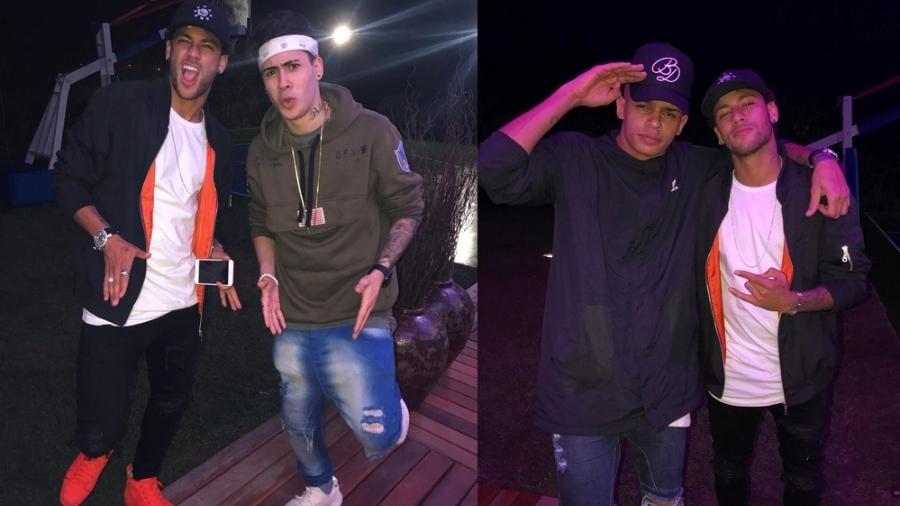 Mc Kevinho e Maneirinho curtem festa de Neymar em Angra dos Reis - Reprodução/Instagram