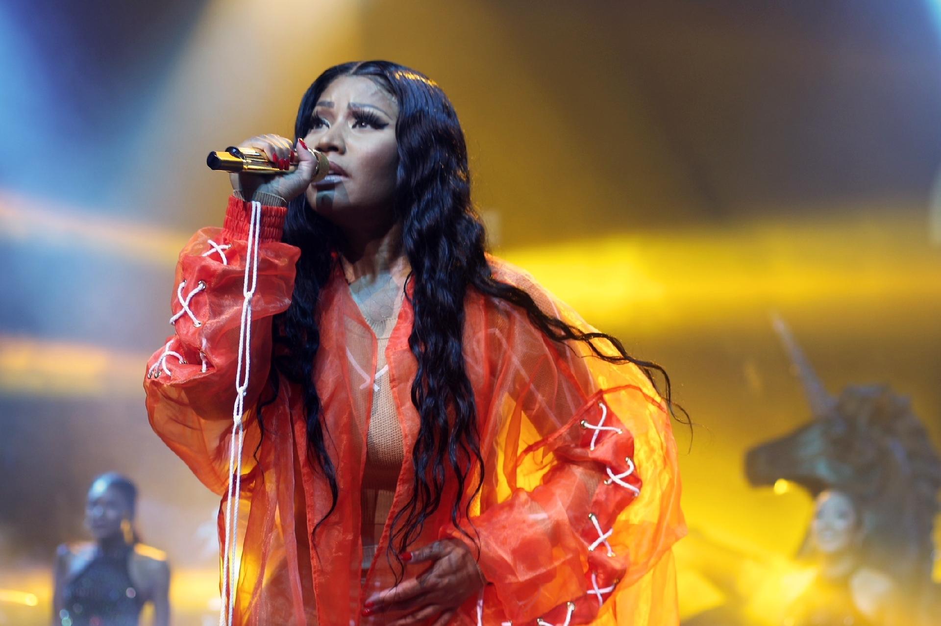 Nicki Minaj fez show em São Paulo na noite dessa quarta-feira (26) - AgNews