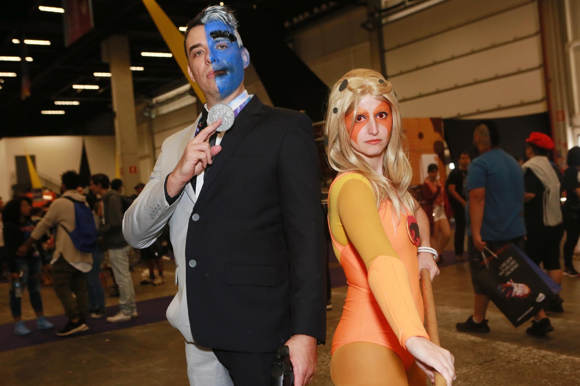 Cosplay de Duas Caras e Cheetara - Iwi Onodera/UOL