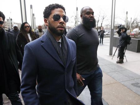 Jussie Smollett chega ao tribunal em Chicago - Nuccio DiNuzzo/Getty Images/AFP