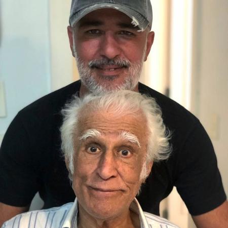 Ziraldo e o filho Antônio Pinto - Reprodução/Instagram