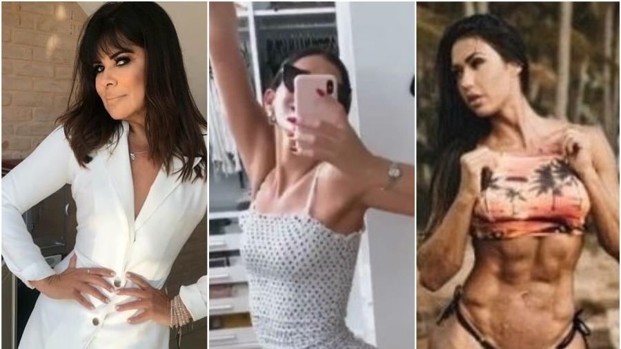 Mara, Bruna Marquezine e Gracyanne Barbosa: elas já chamaram a atenção dos seguidores não só pelos atributos - Reprodução / Instagram