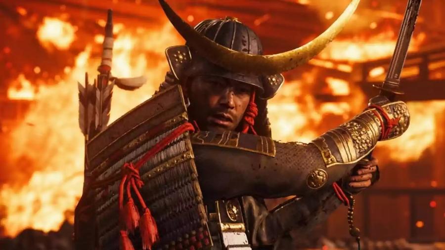 Cena do game "Ghost of Tsushima", que vai virar filme - Divulgação/SE7EN