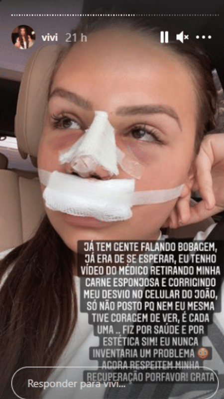 story vivi wanderley - Reprodução/Instagram - Reprodução/Instagram