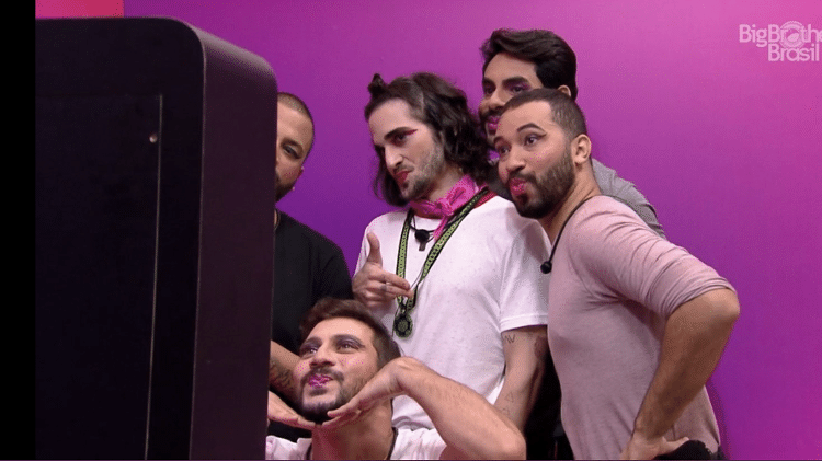 BBB 21: Maquiagem nos homens vira causa de briga - Reprodução/Globoplay - Reprodução/Globoplay