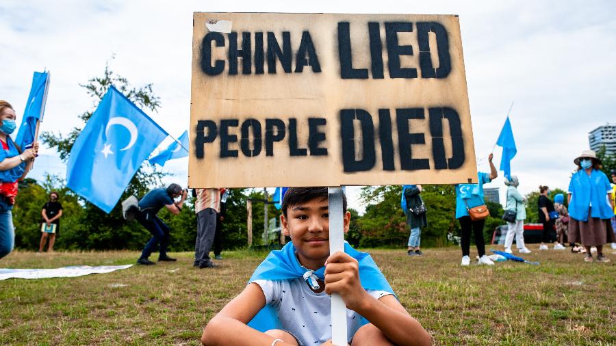 Manifestação "Liberdade para Uigures" - Getty Images
