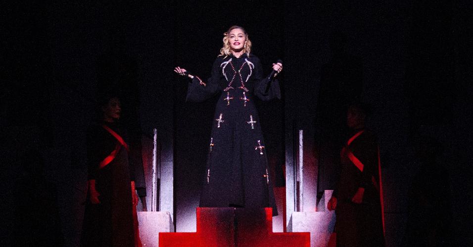 Madonna em ação no show 'Madame X'