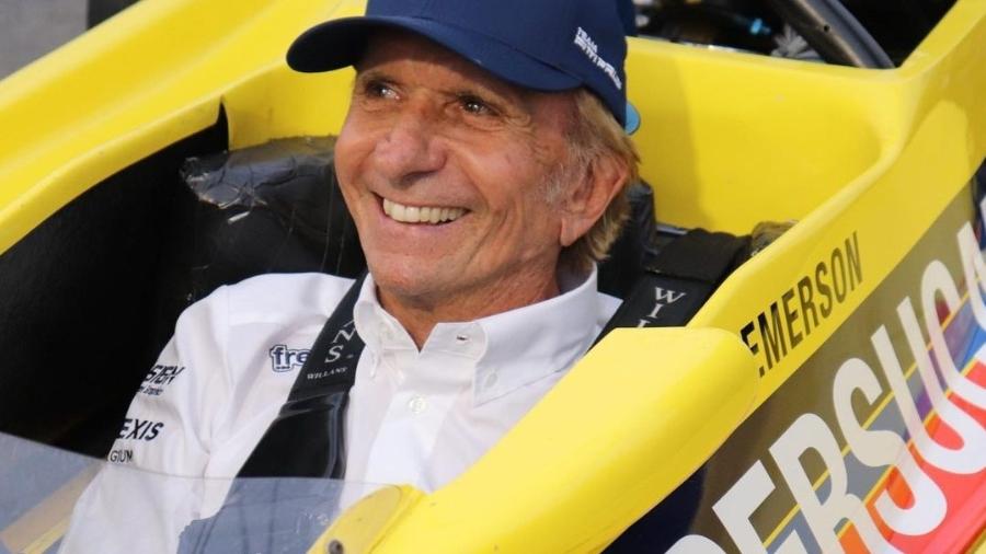 Em agosto de 2021, o ex-piloto circulou com o Copersucar Fittipaldi F5 na Bélgica - Reprodução