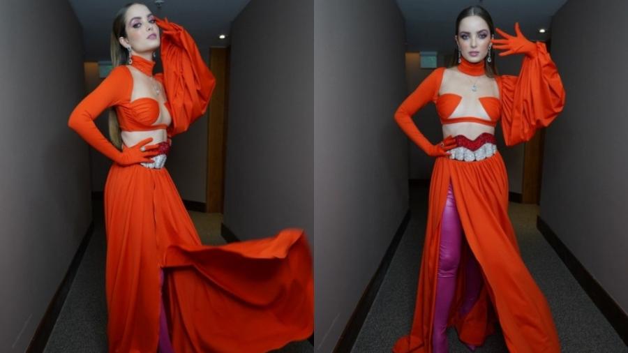 Giovanna Chaves mostra o look para o Baile da Vogue - @gabrieldmarino