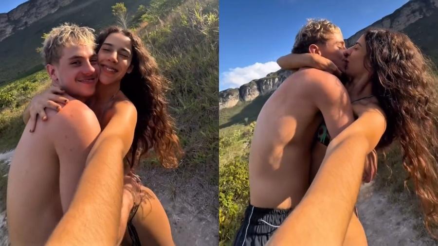 Juliano Floss e Marina Sena mostram momento íntimo em viagem isolada Juliano Floss e Marina Sena mostram momento íntimo em viagem isolada