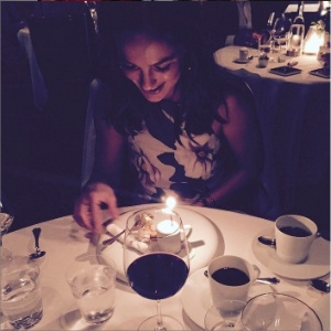 Minka postou foto do jantar no seu perfil no Instagram