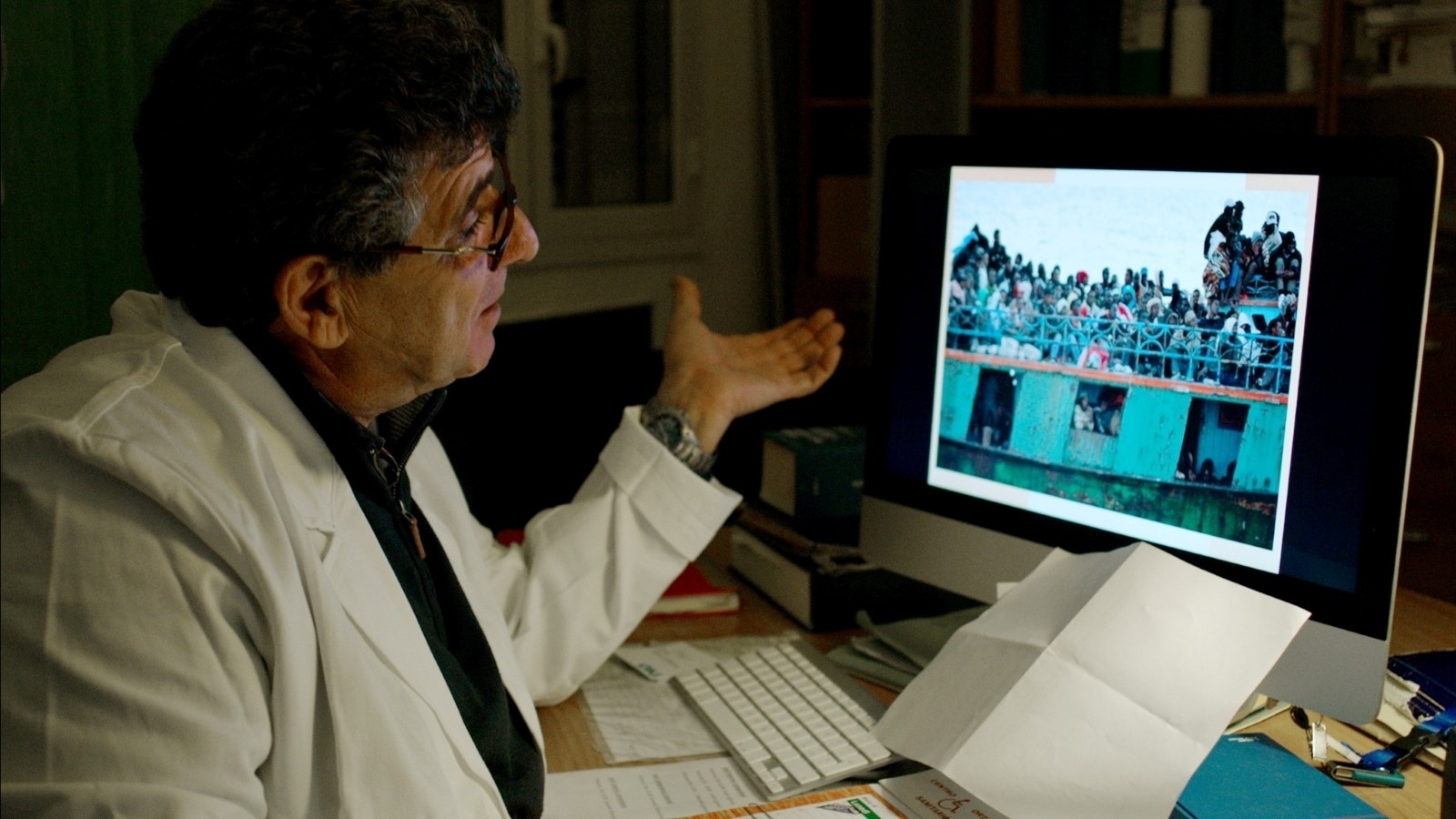 Cena do filme "Fogo no Mar" - Divulgação