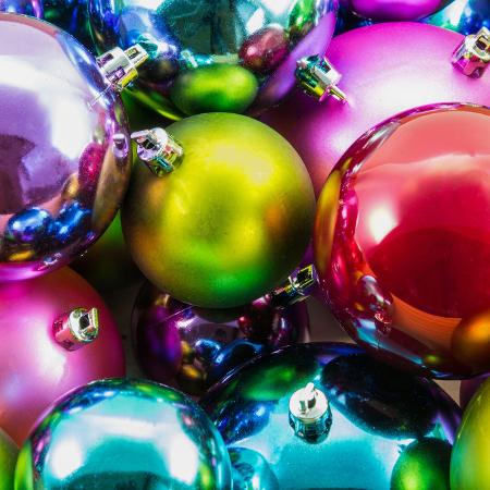 Bolas de vidro usadas para enfeitar árvores de Natal antigamente - Getty Images - Getty Images