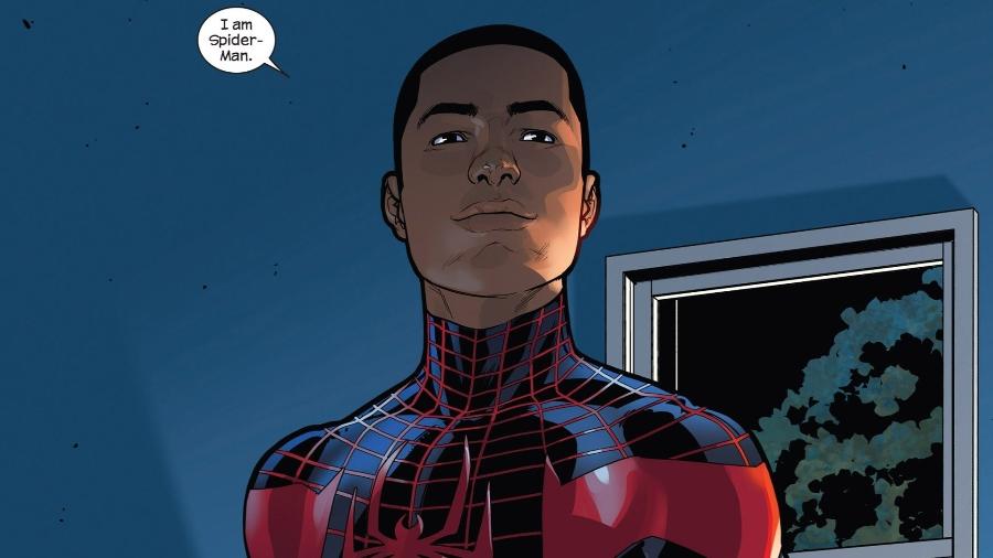 O personagem Miles Morales, dos quadrinhos, chegou a ser cotado para substituir Peter Parker como o novo Homem-Aranha do cinema - Divulgação