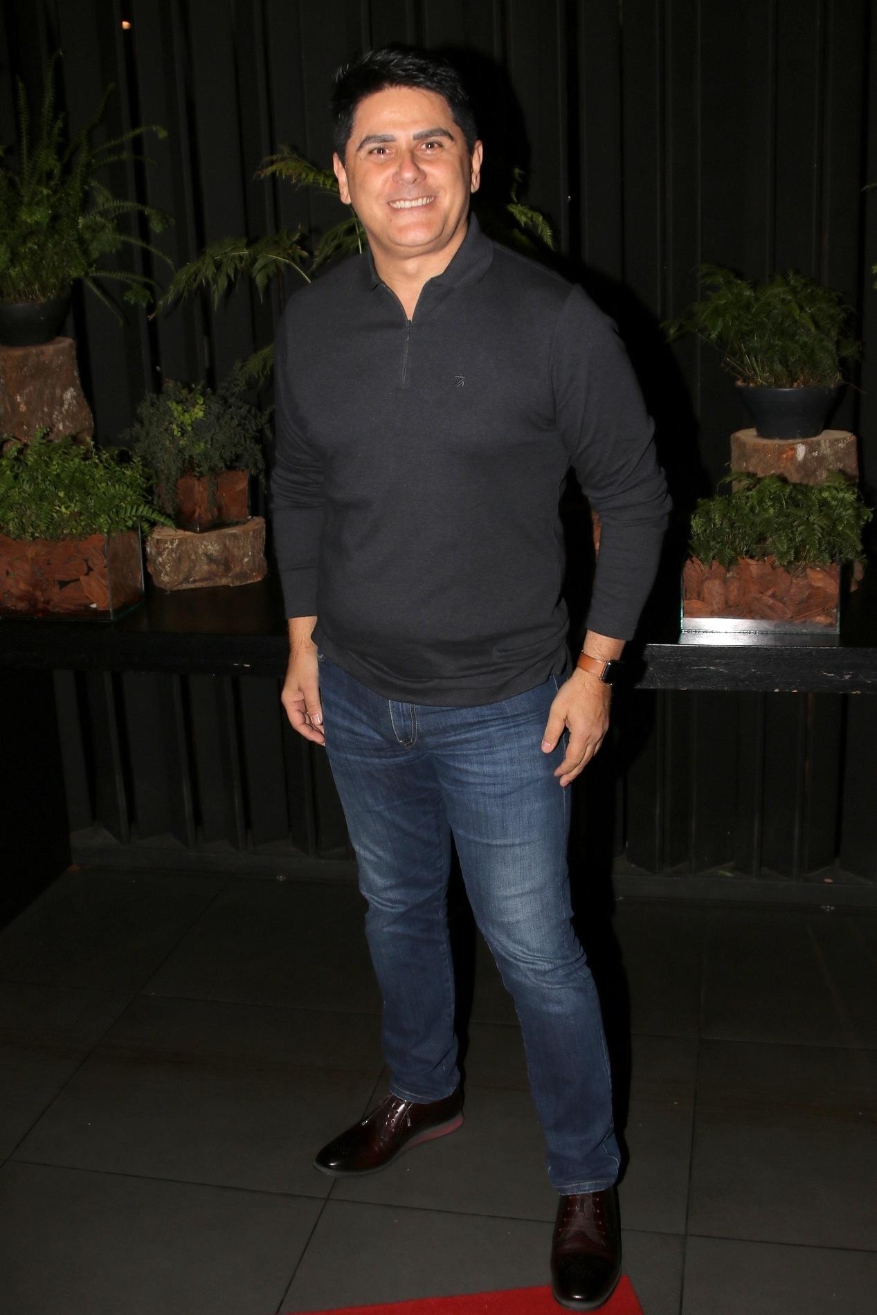 Cesár Filho também prestigiou Sonia Abrão - Thiago Duran/AgNews