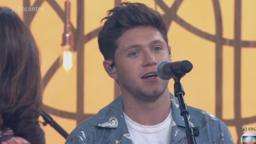 Em fase solo, Niall Horan canta ao vivo no programa "Encontro com Fátima" - Reprodução