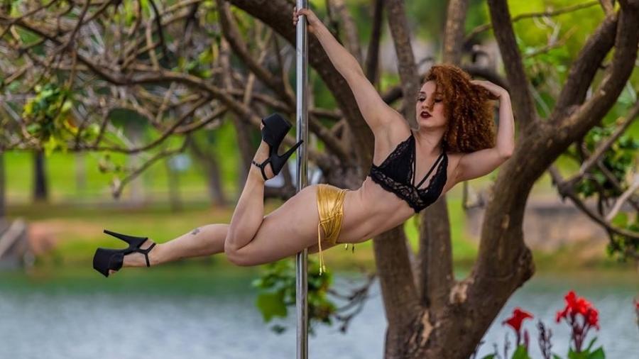Letícia Coui viu no pole dance a chance de recomeçar após ser violentada pelo namorado - Arquivo Pessoal