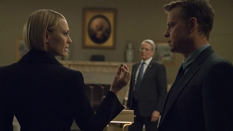 Robin Wright e Greg Kinnear em "House of Cards" - Divulgação - Divulgação