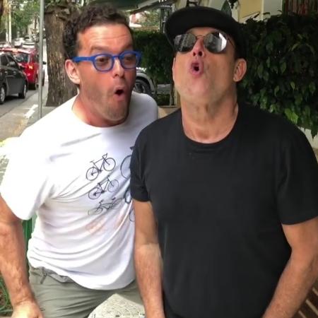 Fernando Rocha e Sérgio Mallandro se encontram em São Paulo - Reprodução/Instagram/fernandorocha11
