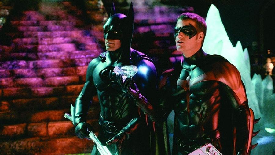 George Clooney e Chris O"Donnell em cena de "Batman & Robin" - Reprodução