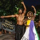 Angola Janga, um dos blocos mais tradicionais de Belo Horizonte, desfilou com o tema "Ouro Negro: Resistência do Povo É Beleza" - Nereu Jr./UOL