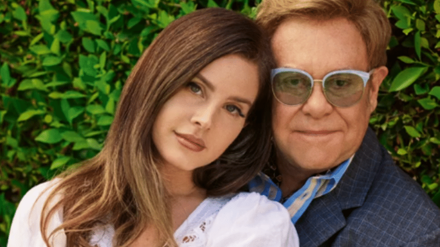 Lana Del Rey e Elton John posam para a Rolling Stone - Reprodução/Instagram
