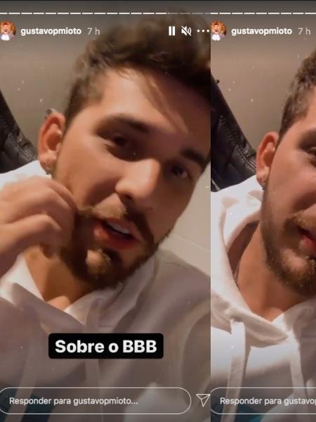Gustavo Mioto nega participação no BBB 21 - Reprodução/Instagram