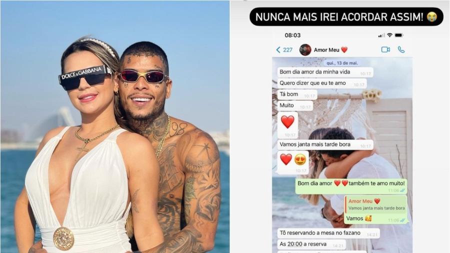 Deolane Bezerra mostra conversas com MC Kevin - Reprodução/Instagram