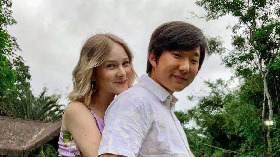 O casal estava separado desde uma suposta traição de Pyong no reality "Ilha Record", em julho - Instagram