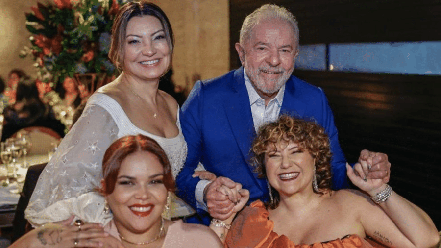 Ju de Paulla e Maria Rita no casamento de Lula e Janja  - Reprodução / Instagram
