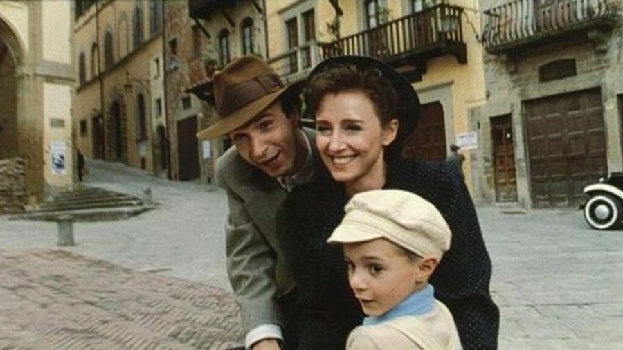 Cena do filme A Vida é Bela, que se passa na cidade de Arezzo, na Toscana