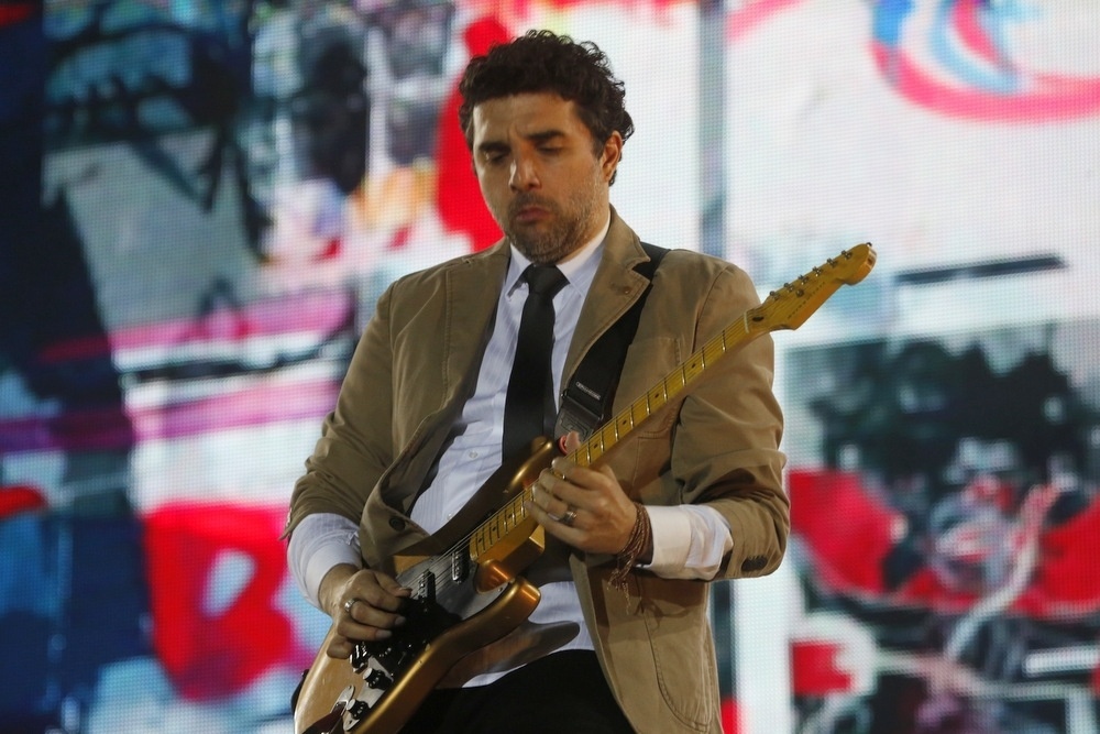 27.set.2015 - Davi Moraes se apresenta com outros artistas na Homenagem aos 450 anos do Rio de Janeiro no Rock in Rio 2015 - Felipe Assumpção/AgNews