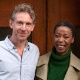Os atores Jamie Parker, Noma Dumezweni e Paul Thornley, que vão interpretar Harry, Hermione e Ron na peça "Harry Potter and the Cursed Child" - Reprodução/Twitter/HPPlayLDN