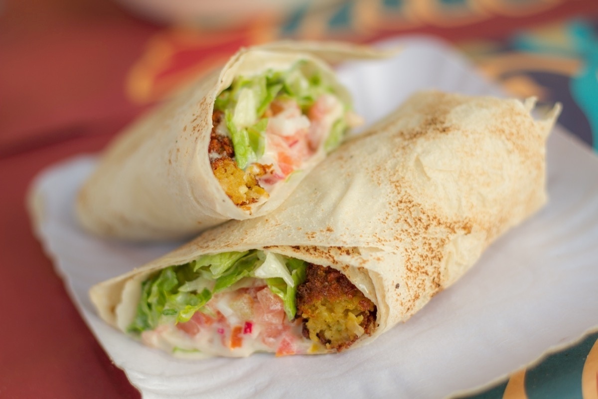 Kebab de falafel, do Saj - 2ª edição do Pátio Gourmet - Divulgação