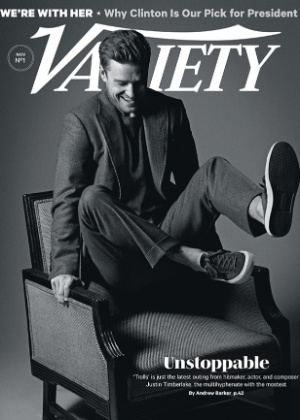 Justin Timberlake na capa da revista Variety - Tom Munro/Variety - Tom Munro/Variety