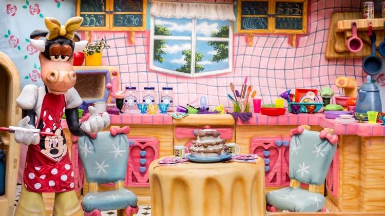 Decoração interativa da festa de Maria Flor é inspirada na Casa da Minnie da Disney - Divulgação - Divulgação