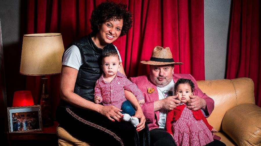 Rosangela e Erick Jacquin com os filhos - Lucas Seixas/UOL