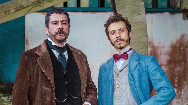 Tonico (Alexandre Nero) e Nélio (João Pedro Zappa)  - Paulo Belote/Globo - Paulo Belote/Globo