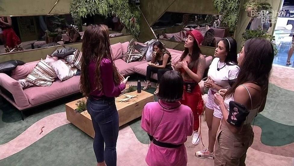 Rafa, bianca e flay discutem - Reprodução/Globoplay