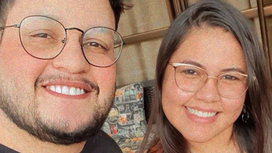 O cantor Maurílio e a esposa, Luana Ramos - Reprodução/Instagram