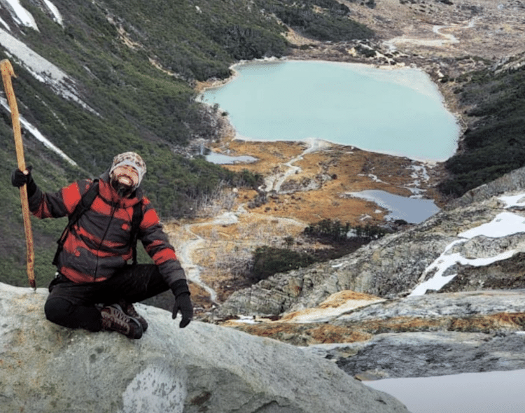 Dennis no Parque Nacional Terra do Fogo, uma semana antes do acidente - Reprodução/Instagram - Reprodução/Instagram