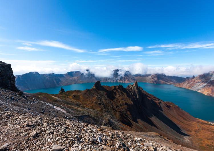 Monte Paektu, na Coreia do Norte