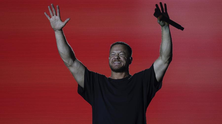 14.set.2024 - Imagine Dragons se apresenta Palco Mundo na segunda noite do festival Rock In Rio 