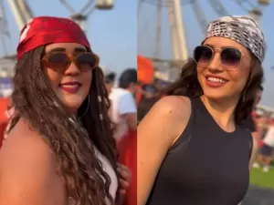 Rock in Rio: Bandanas e lenços são tendência no segundo dia de festival