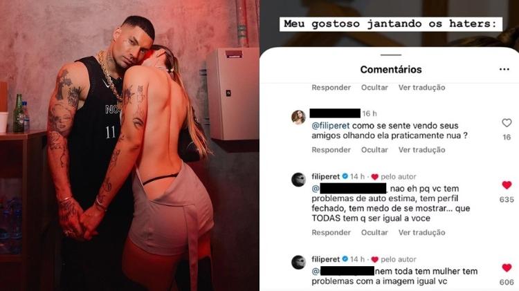 Filipe Ret rebate comentários sobre vestido da namorada, Agatha Sá