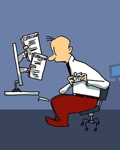 VOCÊ POSTA QUE COMEÇOU EM UM EMPREGO NOVO E UM MONTE DE GENTE SURGE PEDINDO UMA VAGA - Orlando/Arte UOL